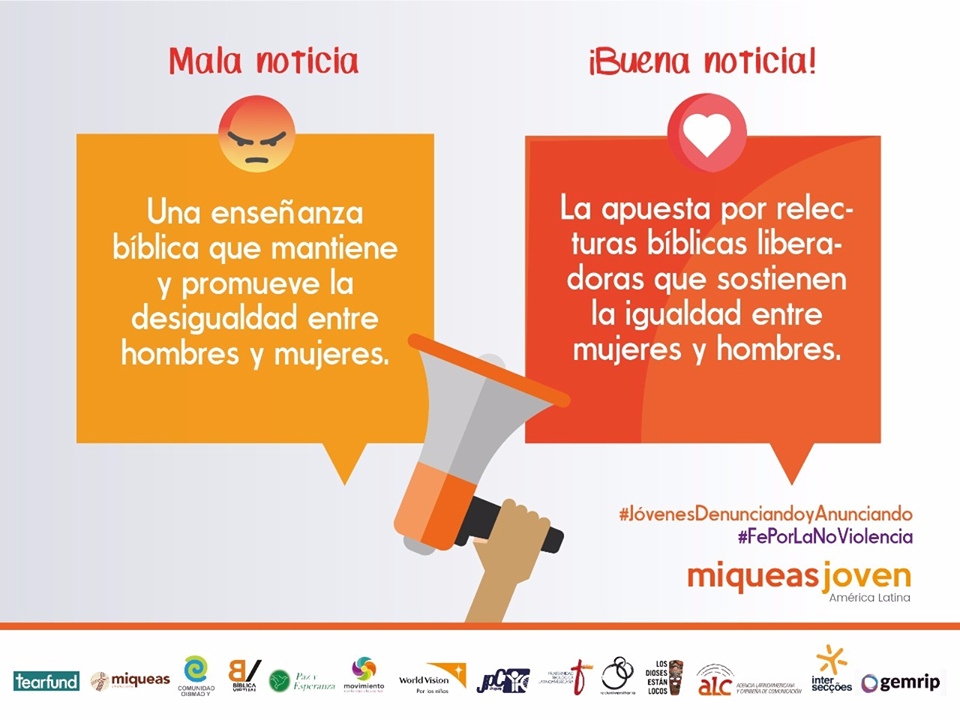 Día 2 de la campaña «Jóvenes de fe por la no violencia»