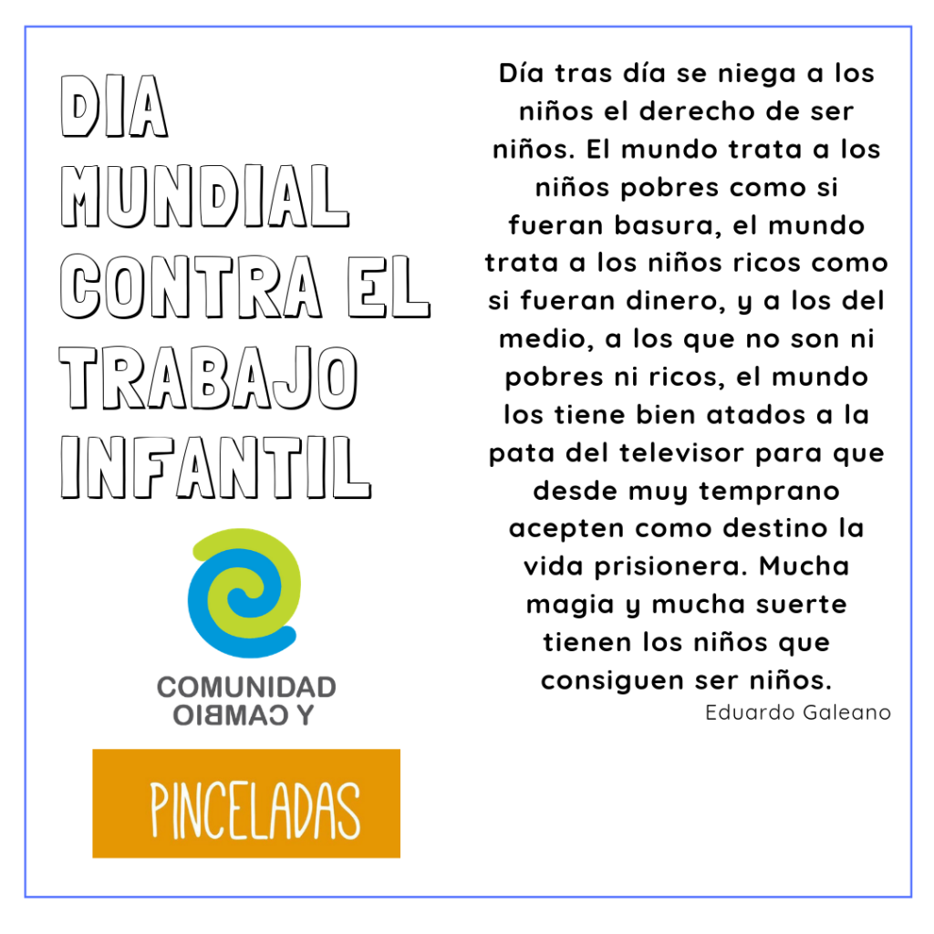 frase dia mundial contra el trabajo infantil